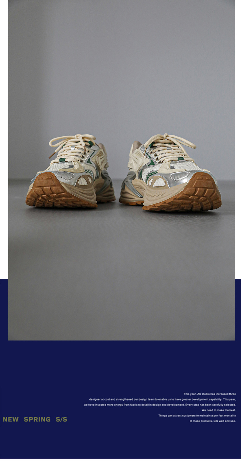 Men's Thick-soled Height-increasing Mesh Running Sneakers_voghion.com