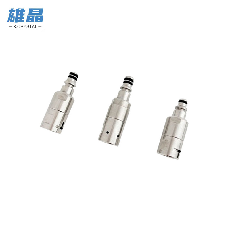 跨境高压水枪防缠绕适配凯驰亿力4系5系水管接头连接器不锈钢配件