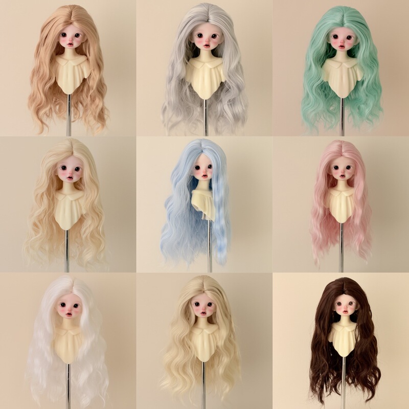 In-Stock Bjd 346-Style Medium-Parted Wool Curly Cosplay Wig, Soft Colored Styling Wig for Daily Use In-Stock Bjd 346-Style Medium-Parted Wool Curly Cosplay Wig, Soft Colored Styling Wig for Daily Use