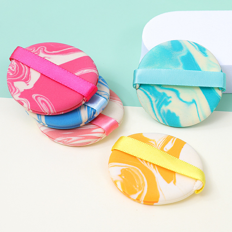 Transfronteriza personalizada de doble color cojín de aire polvo de polvo no comer polvo de impresión de cojín de aire de tres colores LOGO herramientas de maquillaje al por mayor