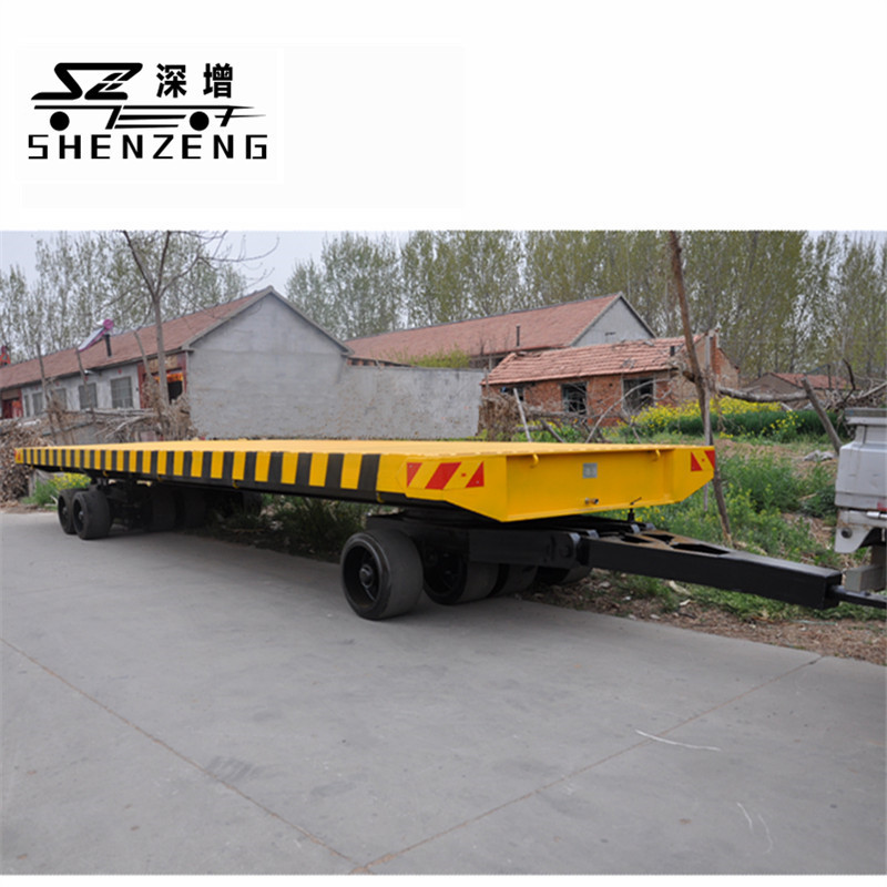 40T重型拖车 场内中专拖车 拖挂挂车 大板车 平板拖车