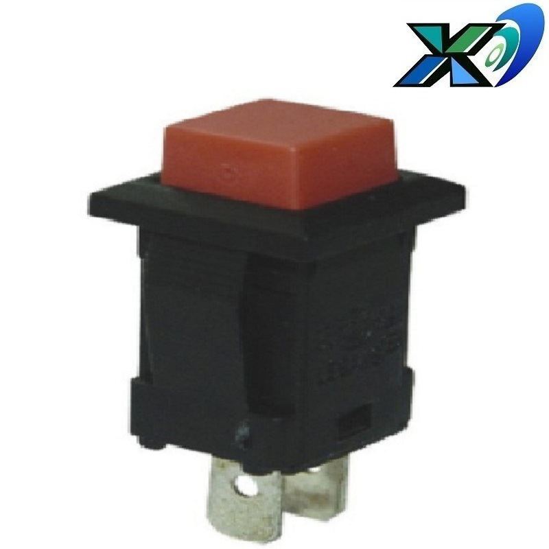直供方形自锁开关2脚  销售方头按键开关大电流  立式2脚按钮开关
