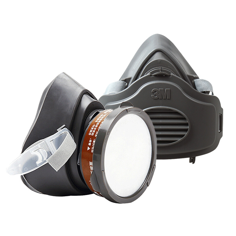 3M máscara de polvo máscara de gas 3301/02 caja de filtro pintura en aerosol 3701/44 filtro traje de máscara de algodón
