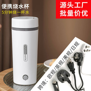 Cross-border e-commerce electric heating cup 12V car heating cup portable travel small 110V American standard electric heating cup