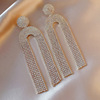 Universal silver needle, fashionable earrings, silver 925 sample, internet celebrity