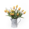 Mini Tulip Simulation Plant Simulation Flower Wholesale Foreign Trade PU Silk Furnishing Family Family Pseudo Cross -border MW01502