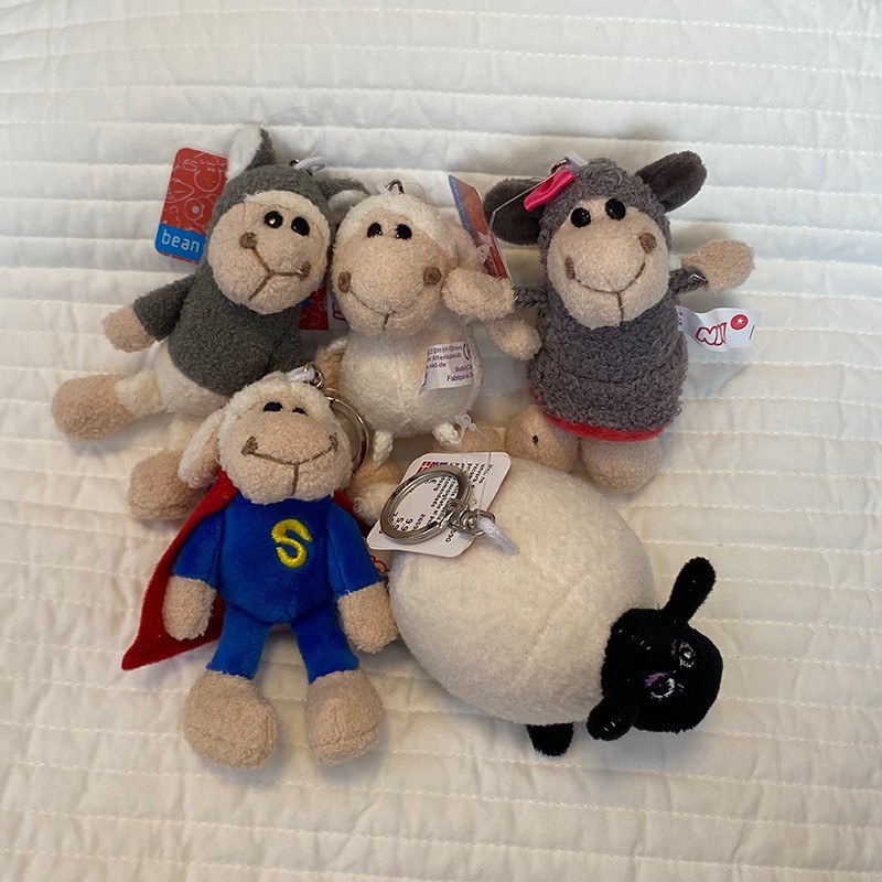 Fluffy Sheep Keychain 3