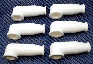 Electrical Terminal Boot 6 Pack, Silicone Rubber 5\/16 ",