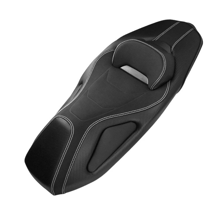Suitable for 21-26 Honda Pcx160/125 Motorcycle Modified Seat Cushion with Soft and Comfortable Seat Bag and Lumbar Support Seat Cushion