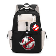 一件代发捉鬼敢死队印花学生青少年书包男女零钱包子母背包双肩包