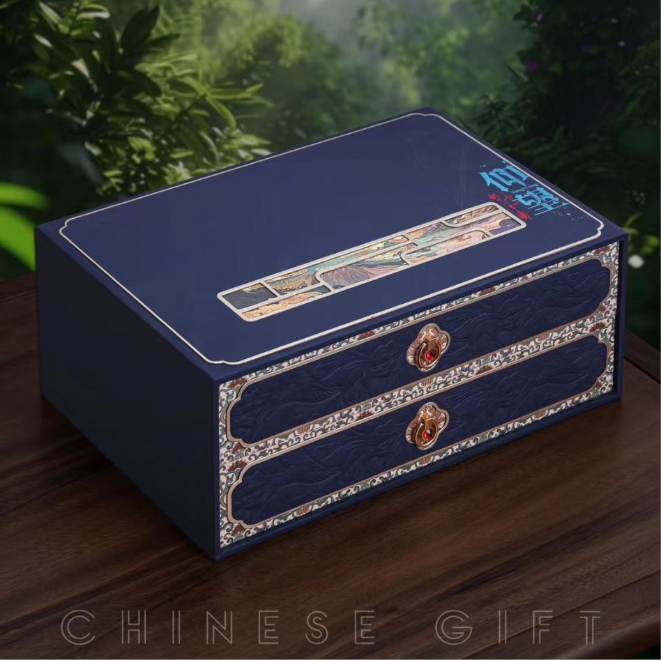 单双层正山小种肉桂岩茶大红袍长泡袋普洱茶饼装茶叶包装盒空礼盒