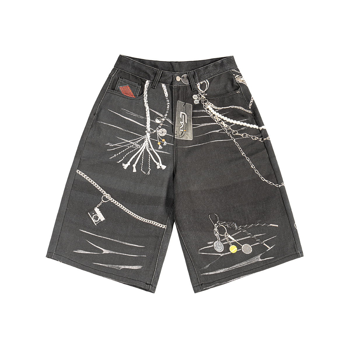 ETAI Hombre| 2025 moda nueva moda 3D impresión casual pantalon 320g pesado algodón hombre pantalon