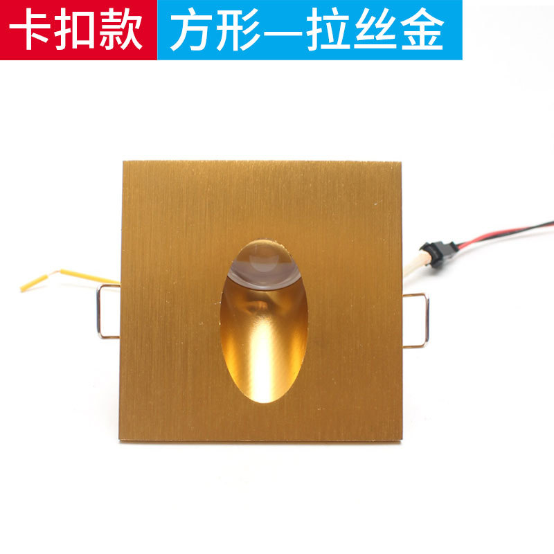 스퀘어 와이어 골드 (스냅 핏)