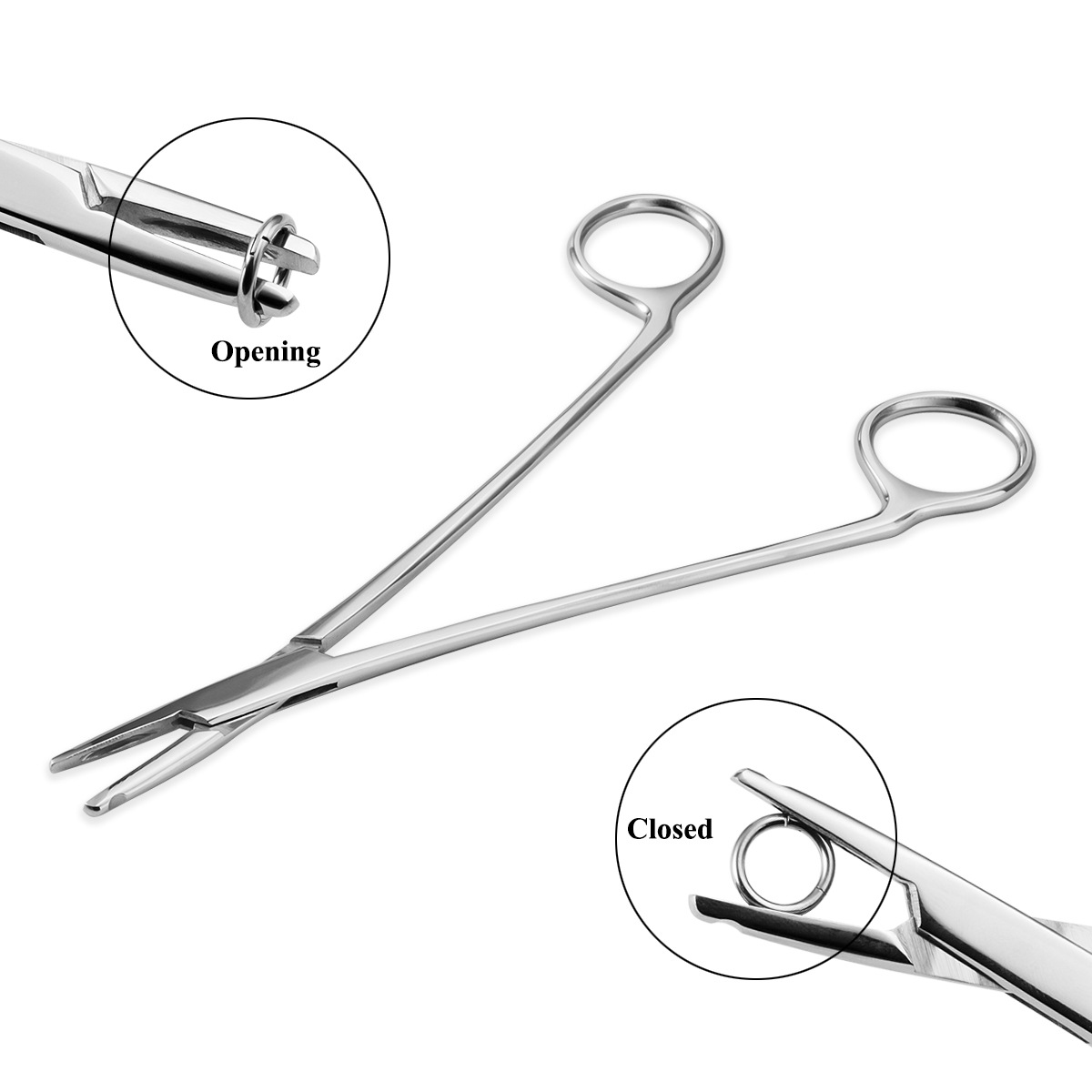Piercing tool Makeup Tools Types Stainless Steel Mirror Polished Flaring And Closing Two-in-one Body Piercing Tattoo Tool Pliers