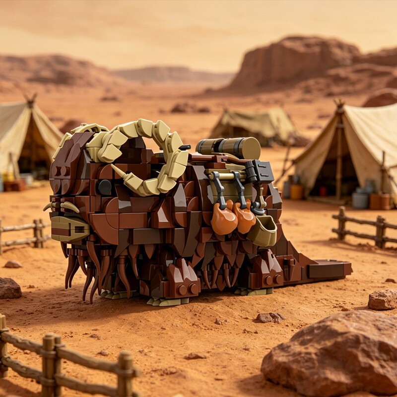 Tatooine Bansa Star Wars Series Educational Building Toy Brick Model Cross-Border Hot Sale Moc-97302 Tatooine Bansa Star Wars Series Educational Building Toy Brick Model Cross-Border Hot Sale Moc-97302
