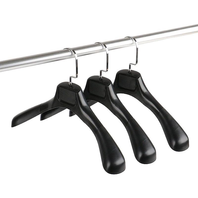 Нескользящая вешалка для магазина одежды оптом черные пластиковые зажимы для брюк вешалка для одежды бесшовная вешалка для брюк вешалка для мужской и женской одежды