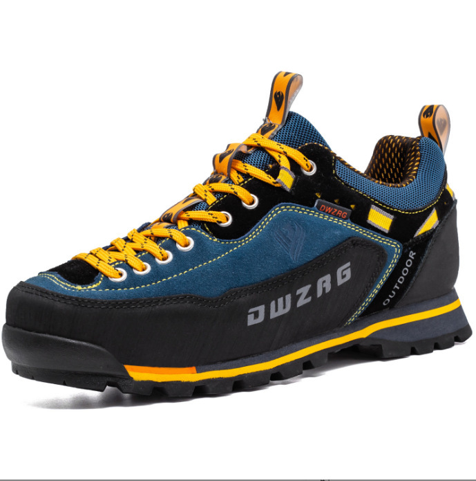 2025 Foreign Trade Cross-Border Supply Large Size Outdoor Mountaineering Independent Station Aliexpress Amazon Lace-Up Hiking and Wading Shoes