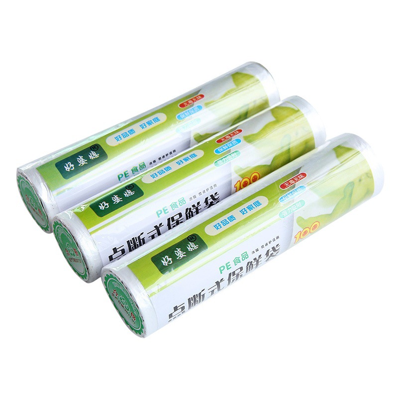 20 m bolsa de preservación de alimentos rollo grande cocina del hogar película estirable Preservación de papel refrigerador fruta almacenamiento de alimentos bolsa de alimentos