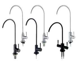 净水器水龙头304不锈钢大弯厨房净水机专用龙头2分4分双出水龙头