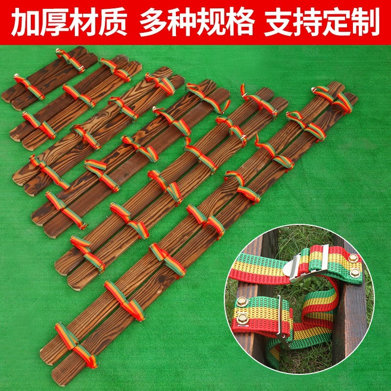 Work together fun sports in the same boat and help each other wooden board shoes 3 people 4 people 5 people team game wooden board racing board shoes