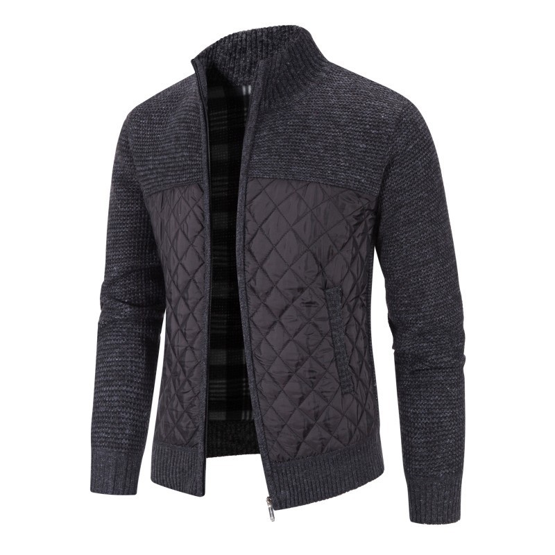 Cárdigan Tejido con Cuello Alto para Hombre de Poliéster Grueso Lavable a Máquina para Primavera y Otoño image 6