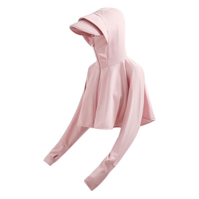 Sun Protection Clothing for Women Summer 2026 New Style Anti-Uv Ice Silk Sun Protection Clothing Jacket Breathable Thin Sun Protection Cover-Up Cardigan