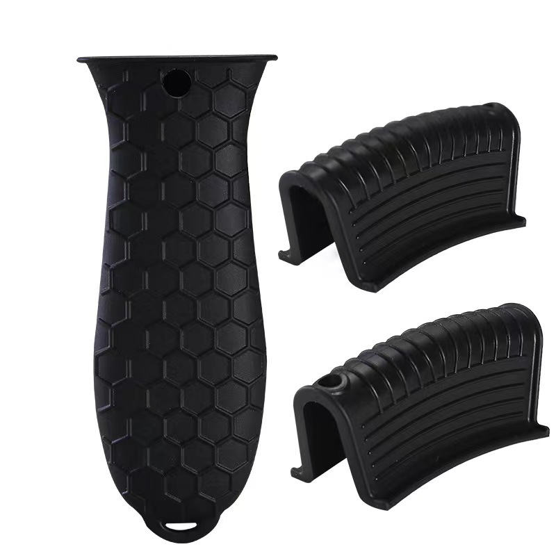 블랙/벌집 손잡이 세트 + 싱글 홀 재킷 (3 개 세트)