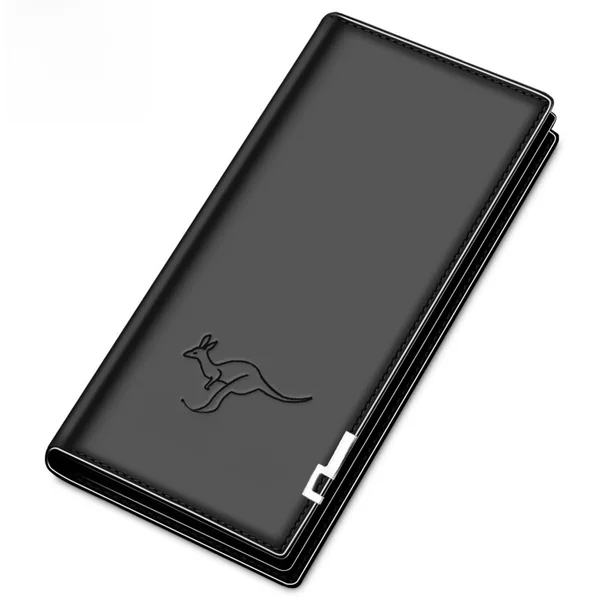 Fashionable Men's Handbag Pu Long Wallet Multi-Card Slot Leather Bag Men's Large Capacity Wallet Coin Card Bag Wholesale