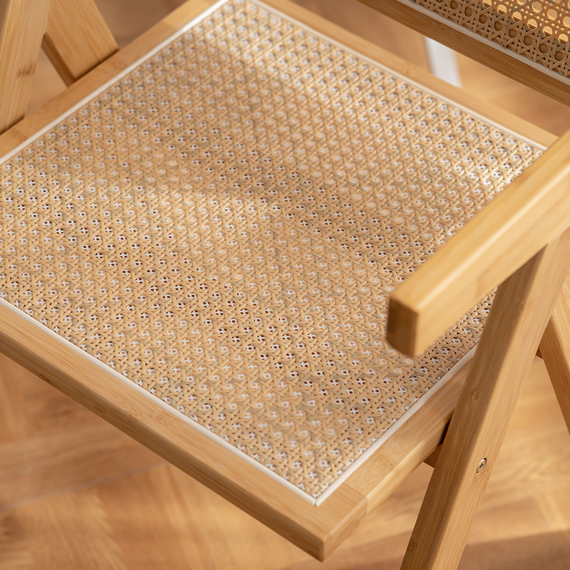 Silla de ratán nórdico hogar balcón Silla de ratán diseñador registro estilo cama y desayuno respaldo Internet celebridad ocio respaldo Silla de comedor