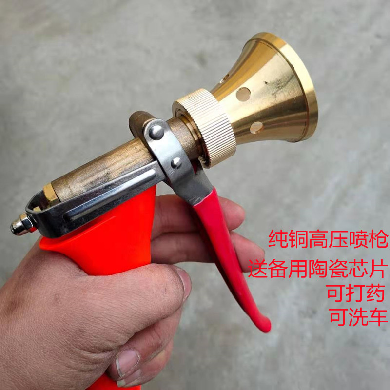洗车喷枪农用园林水枪农用喷枪雾化直流喷水枪打药枪高压洗车水枪