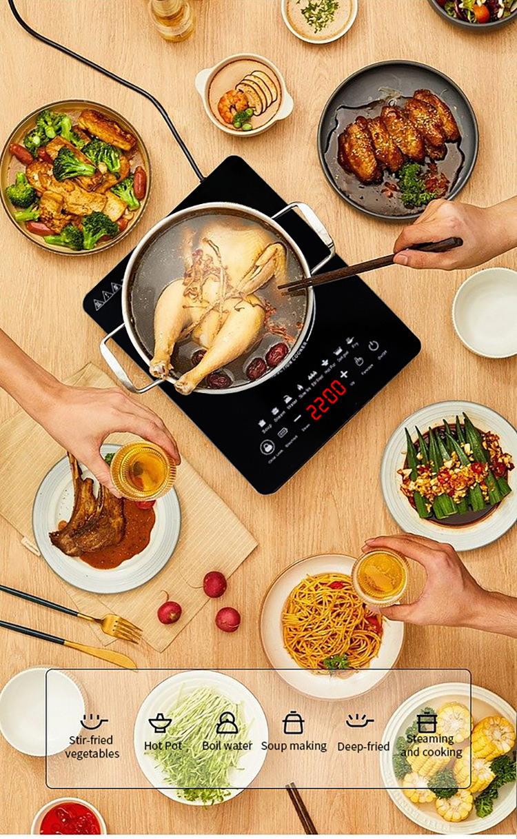 Household Cooker With Smart Touch Panel, High-power Induction Cooker, Multi-functional_voghion.com
