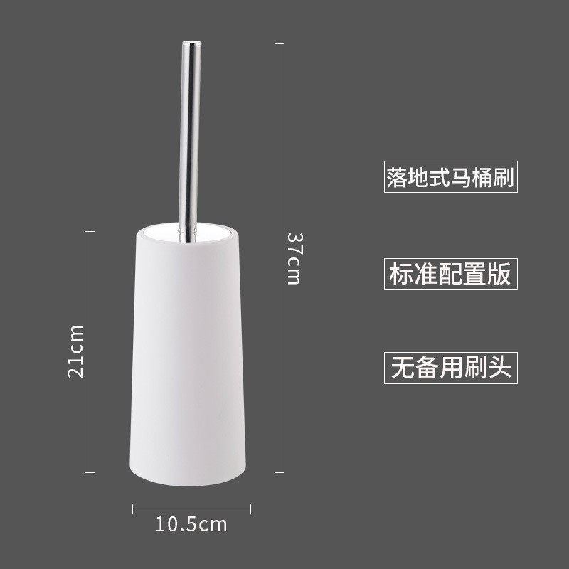 Acero inoxidable transfronterizo de mango largo cepillo de inodoro conector base de marco para limpieza doméstica cepillo de inodoro de inodoro de pelo suave cabeza de cepillo de inodoro