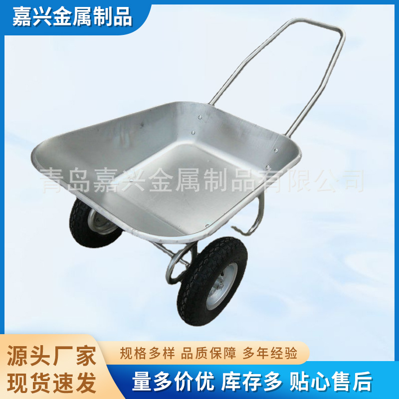 供应花园折叠农用独轮深斗手推车WB6404H独轮翻斗仓储农田手推车