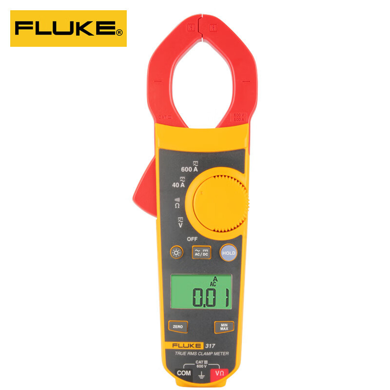 FLUKE福禄克317/319钳形表万用表交直流电流数字高精度