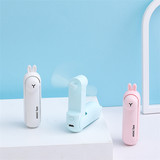 Мультяшный брелок, портативный складной маленький вентилятор, кролик с usb-зарядкой, новая коллекция