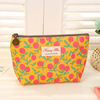 Cosmetic bag, waterproof shoulder bag for traveling, capacious handheld fruit organizer bag