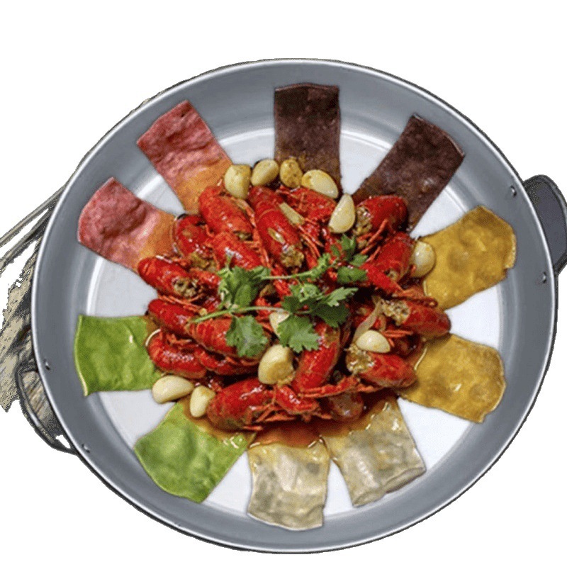 フライパンの古いフライパンの焼き肉鍋を厚くして、鍋にくっつかない家庭用フライパンの両耳の鉄板貴州烙新|undefined