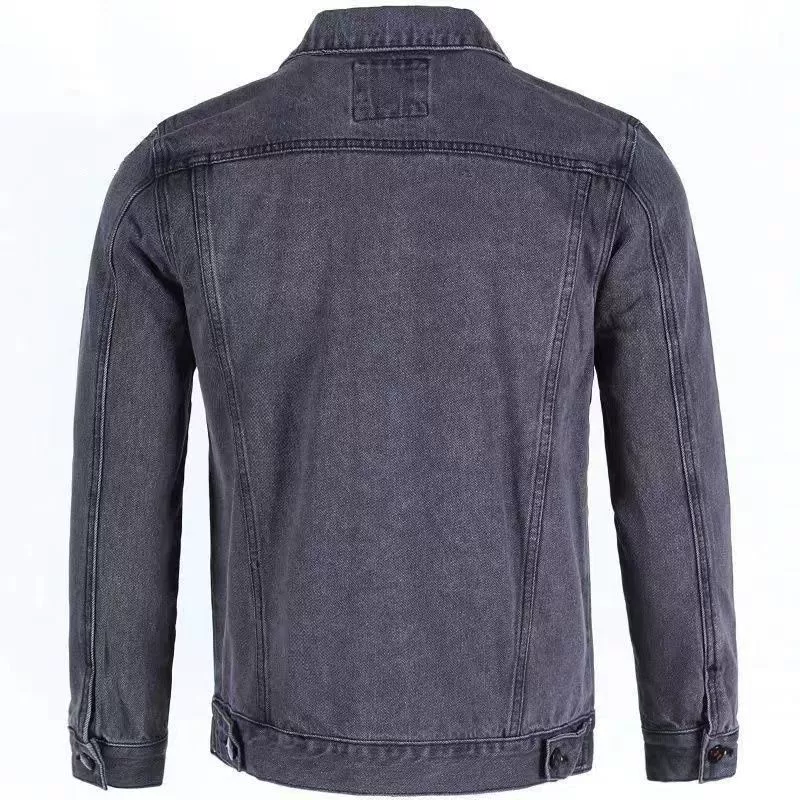Осенняя джинсовая куртка oversize, плюс размер