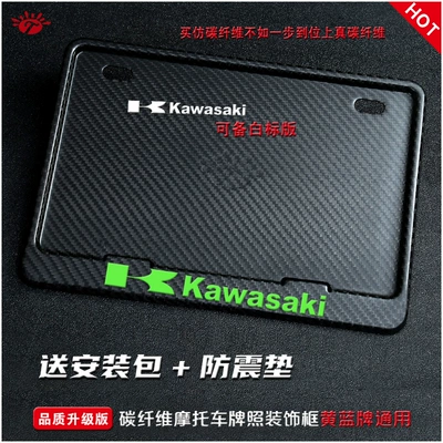 Nömrə qabı | Scooter Tail Plate - kawasaki-true-carbon-fiber-edition-2-shock-mount-installation-kit