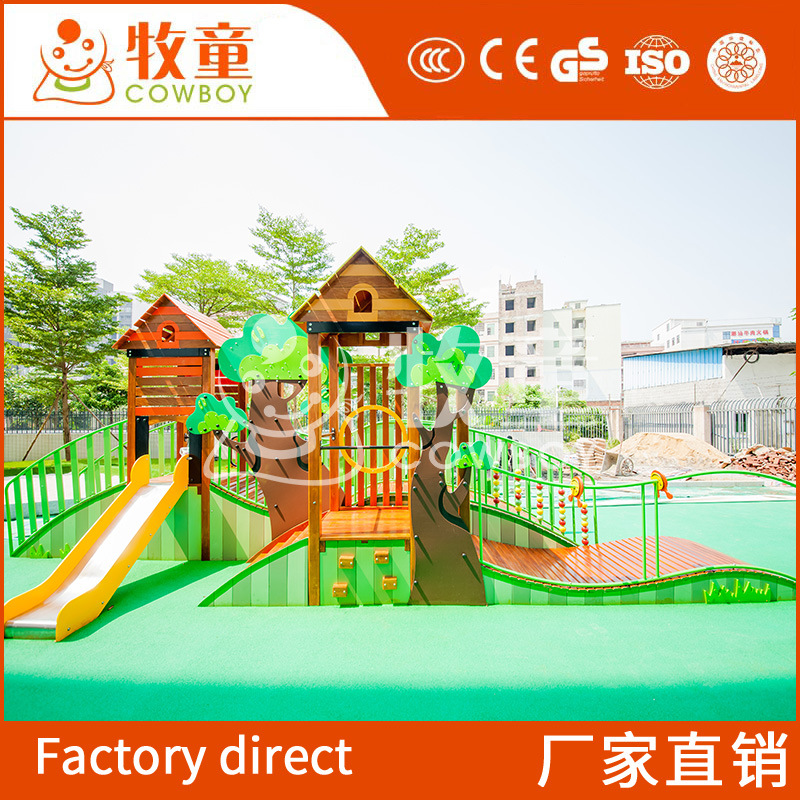 Jardín de infantes al aire libre instalaciones del Parque de expansión de madera entretenimiento laberinto interactivo Parque Comunidad al aire libre niños laberinto