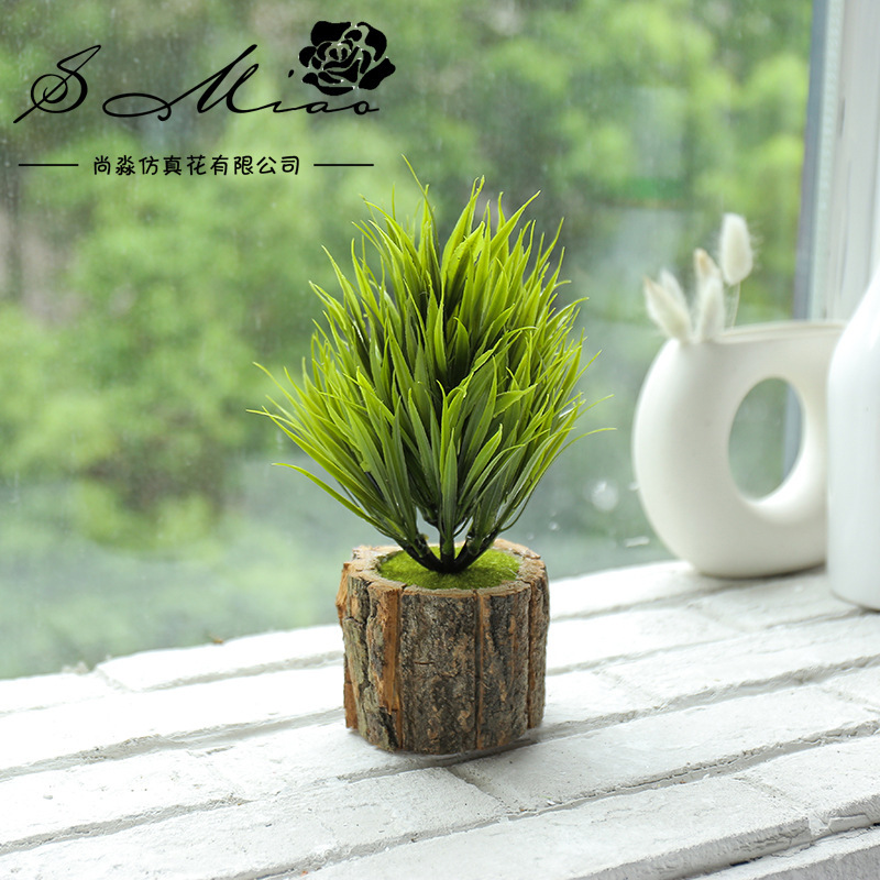 JH2150 maceta de madera verde ☆