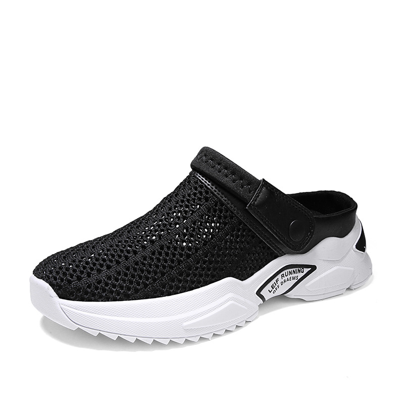 Zapatillas de moda transfronterizas de tamaño grande zapatillas de verano para hombres zapatos de playa un zapato dos zapatillas deportivas para hombres image 8