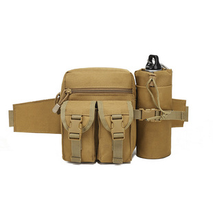 Q Luya Bag Tactical Multi-Functional Water Bottle Women's Outdoor Travel Waist Bag Cycling Sports Tool Bag Fishing Bag Cross-Border L