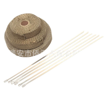 Insulation, Stainless Steel Tie, Motorcycle exhaust pipe
