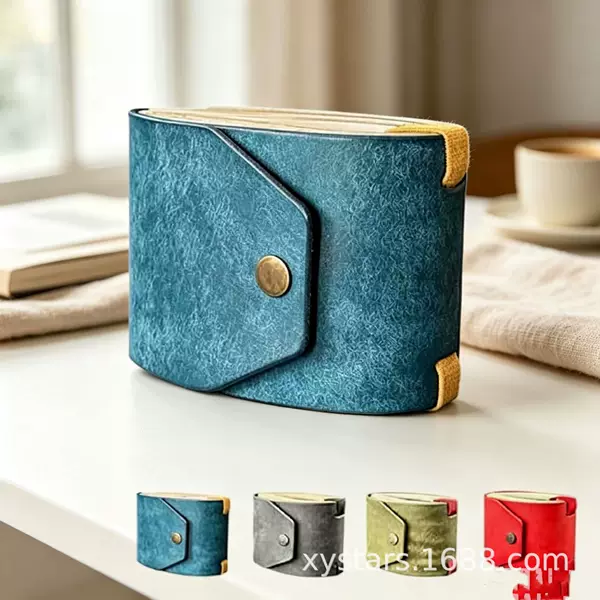 Convenient Coin Purse with Magnetic Clasp The Cash Wrap Wallet Cross-Border Leather Wallet Mini Money Clip
