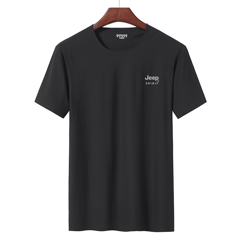 Summer trend solid quick dry sports casual T-shirt with a round…
