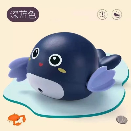 Baby bath play water toys small duck small dolphin children infant swimming boy girl children water
