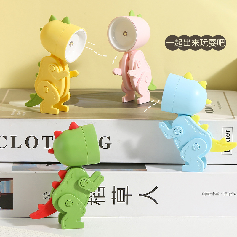 Cute favorite book lamp led mini cute ins toy desktop decoration atmosphere lamp cartoon dinosaur gift night light