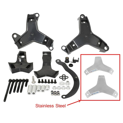 Suitable for Yamaha Xsr900 22-25 Modified Motorcycle Engine Cover Anti-Fall Block Engine Cover Protective Glue (Motorcycle frame) - stainless-steel
