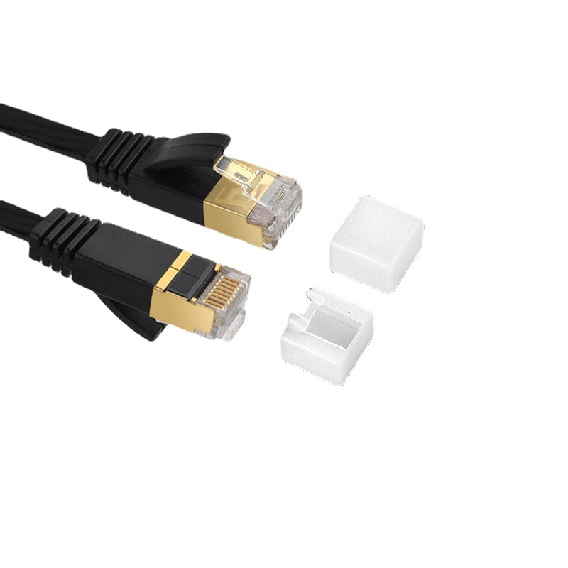 CAT6E 扁网线电脑跳线 超六类千兆扁平成品网线 宽带路由器连接线